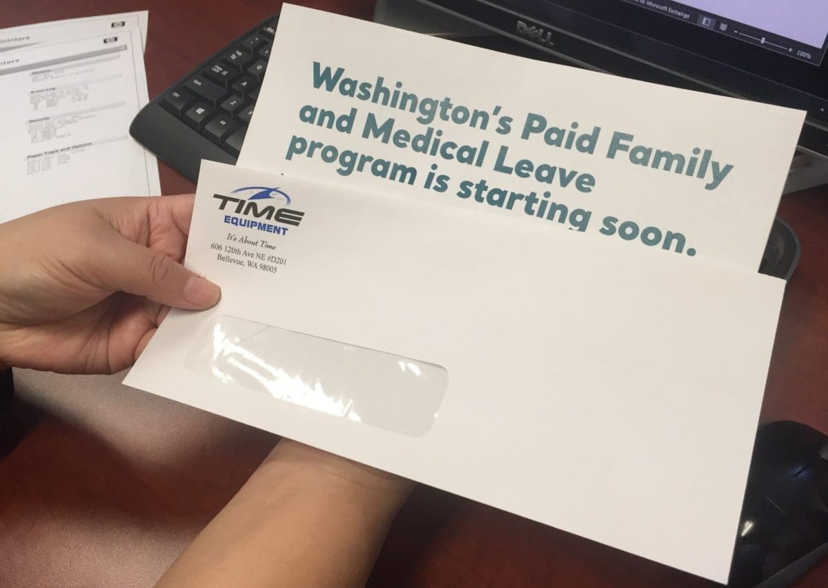 Paystub Insert to Notify Employees about WA Paid Family Leave Time